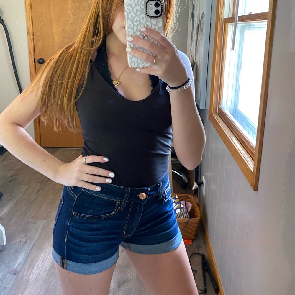 AE Stretch Denim Shorts